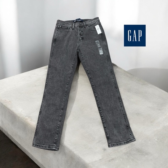 GAP, High Rise Vintage Slim Jeans, Size 2/26, Black - Picture 1 of 10
